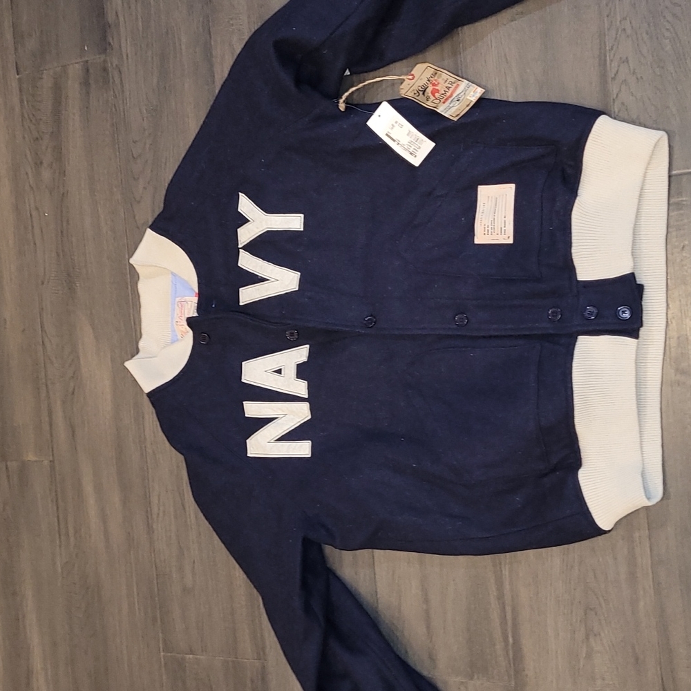 - H & Dumar Navy Jacket